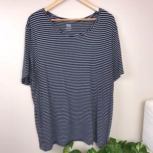 Old Navy XXL Striped Short Sleeve Relaxed Tee